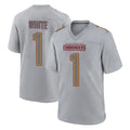 Kooe W.Commanders #1 Rachaad White Player Gray Atmosphere Fashion Home Game Stitched Jerseys