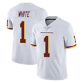 Kooe W.Commanders #1 Rachaad White Player White Limited Vapor Untouchable Home Game Stitched Jerseys
