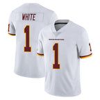 Kooe W.Commanders #1 Rachaad White Player White Limited Vapor Untouchable Home Game Stitched Jerseys