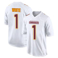 Kooe W.Commanders #1 Rachaad White Player White Tundra Fashion Home Game Stitched Jerseys