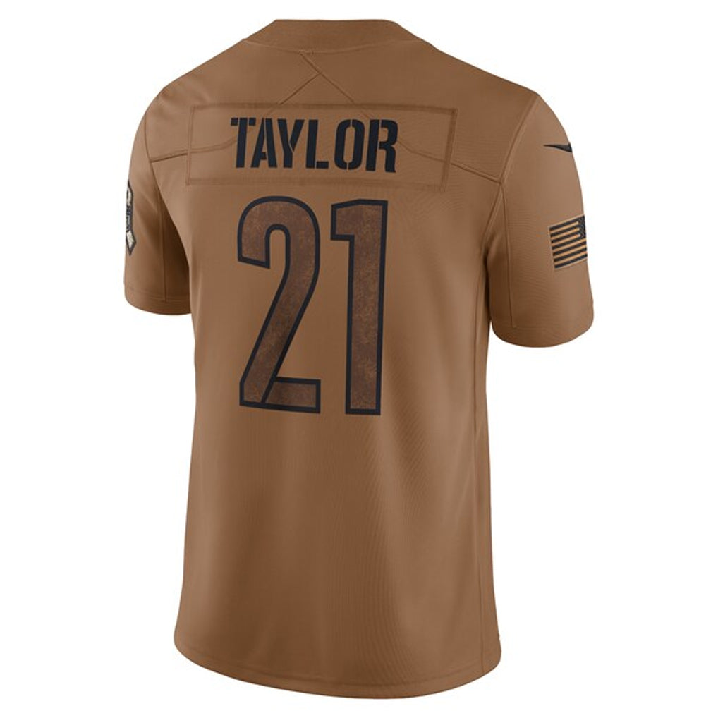 Kooe W.Commanders #21 Sean Taylor Player Brown Salute To Service Limited Stitched Jerseys