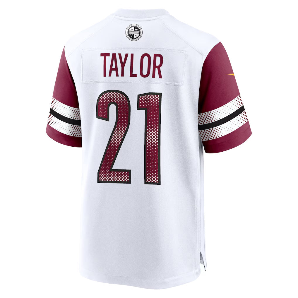 Kooe W.Commanders #21 Sean Taylor Player White Home Game Stitched Jerseys