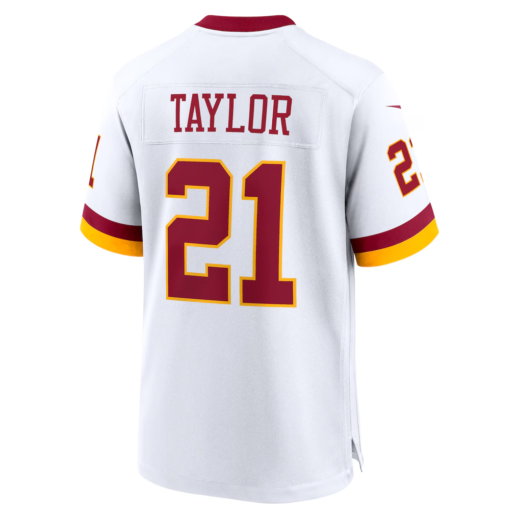 Kooe W.Commanders #21 Sean Taylor White Game Super Bowl Era Stitched Jerseys