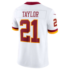 Kooe W.Commanders #21 Sean Taylor White Vapor F.U.S.E. Stitched Retired Limited Stitched Jerseys