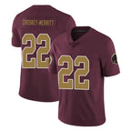 Kooe W.Commanders #22 Jacory Croskey-Merritt Player Burgundy Alternate Vapor Untouchable Home Game Stitched Jerseys