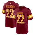 Kooe W.Commanders #22 Jacory Croskey-Merritt Player Burgundy Home Game Stitched Jerseys