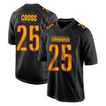 Kooe W.Commanders #25 Nick Cross Player Black Carbon Fashion Home Game Stitched Jerseys