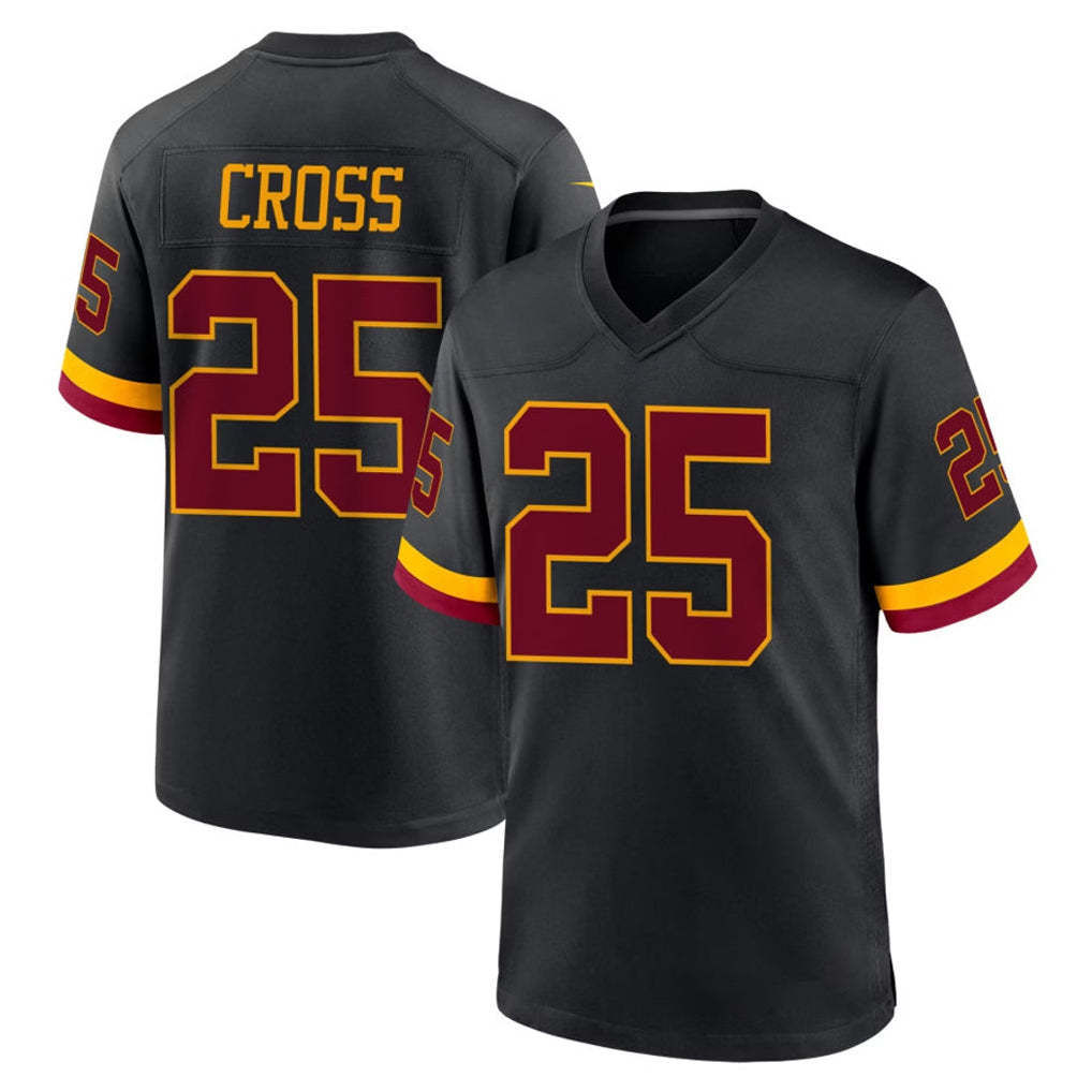 Kooe W.Commanders #25 Nick Cross Player Black Limited Home Game Stitched Jerseys