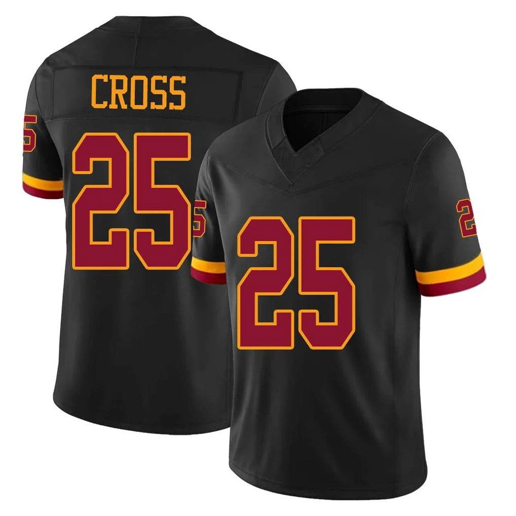 Kooe W.Commanders #25 Nick Cross Player Black Limited Vapor Home Game Stitched Jerseys