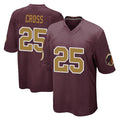 Kooe W.Commanders #25 Nick Cross Player Burgundy Alternate Home Game Stitched Jerseys