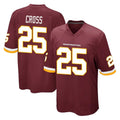 Kooe W.Commanders #25 Nick Cross Player Burgundy Team Color Home Game Stitched Jerseys