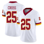 Kooe W.Commanders #25 Nick Cross Player White Limited Vapor F.U.S.E. Home Game Stitched Jerseys