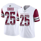 Kooe W.Commanders #25 Nick Cross Player White Limited Vapor Home Game Stitched Jerseys
