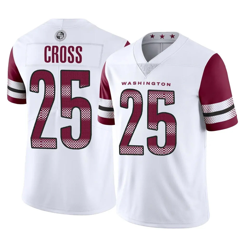 Kooe W.Commanders #25 Nick Cross Player White Limited Vapor Home Game Stitched Jerseys