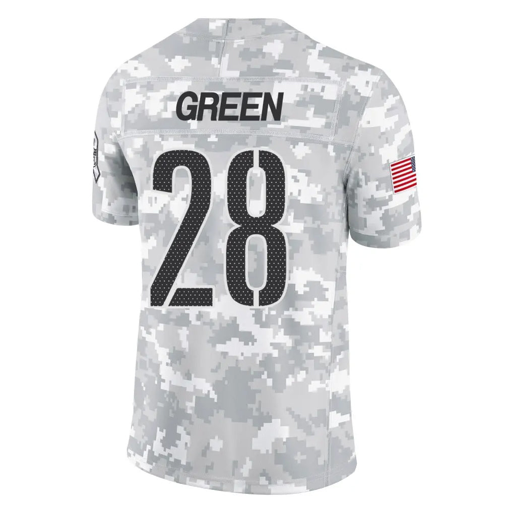 Kooe W.Commanders #28 Darrell Green Player  Arctic Camo Salute To Service Limited Stitched Jerseys