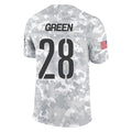 Kooe W.Commanders #28 Darrell Green Player  Arctic Camo Salute To Service Limited Stitched Jerseys