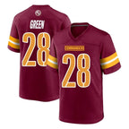 Kooe W.Commanders #28 Darrell Green Player Burgundy Home Game Stitched Jerseys