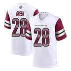 Kooe W.Commanders #28 Darrell Green Player White Home Game Stitched Jerseys