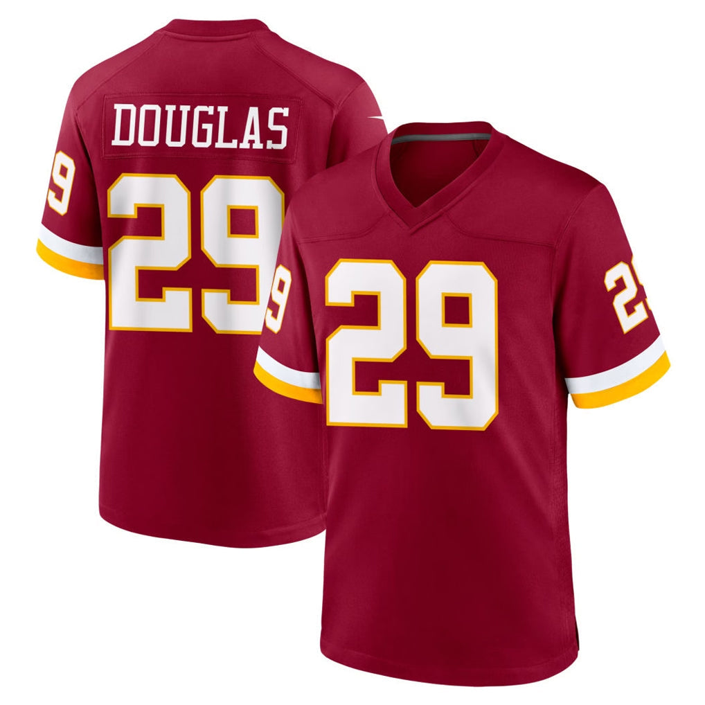 Kooe W.Commanders #29 Rasul Douglas Player Burgundy Game Home Stitched Jerseys