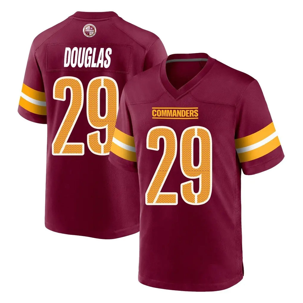 Kooe W.Commanders #29 Rasul Douglas Player Burgundy Home Game Stitched Jerseys