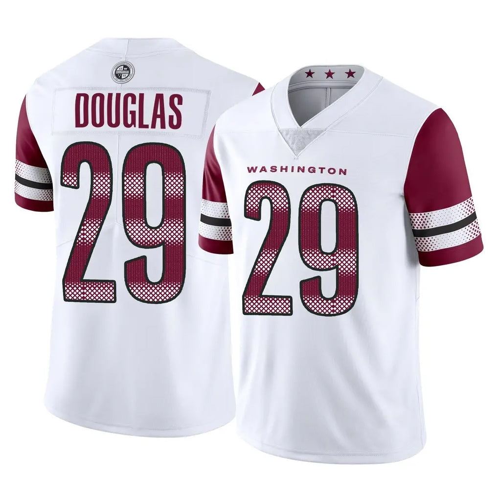 Kooe W.Commanders #29 Rasul Douglas Player White Limited Vapor Home Game Stitched Jerseys