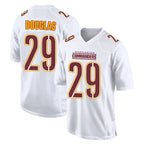 Kooe W.Commanders #29 Rasul Douglas Player White Tundra Fashion Home Game Stitched Jerseys