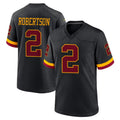 Kooe W.Commanders #2 Amik Robertson Player Black Limited Home Game Stitched Jerseys