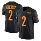 Kooe W.Commanders #2 Amik Robertson Player Black Limited Vapor F.U.S.E. Home Game Stitched Jerseys