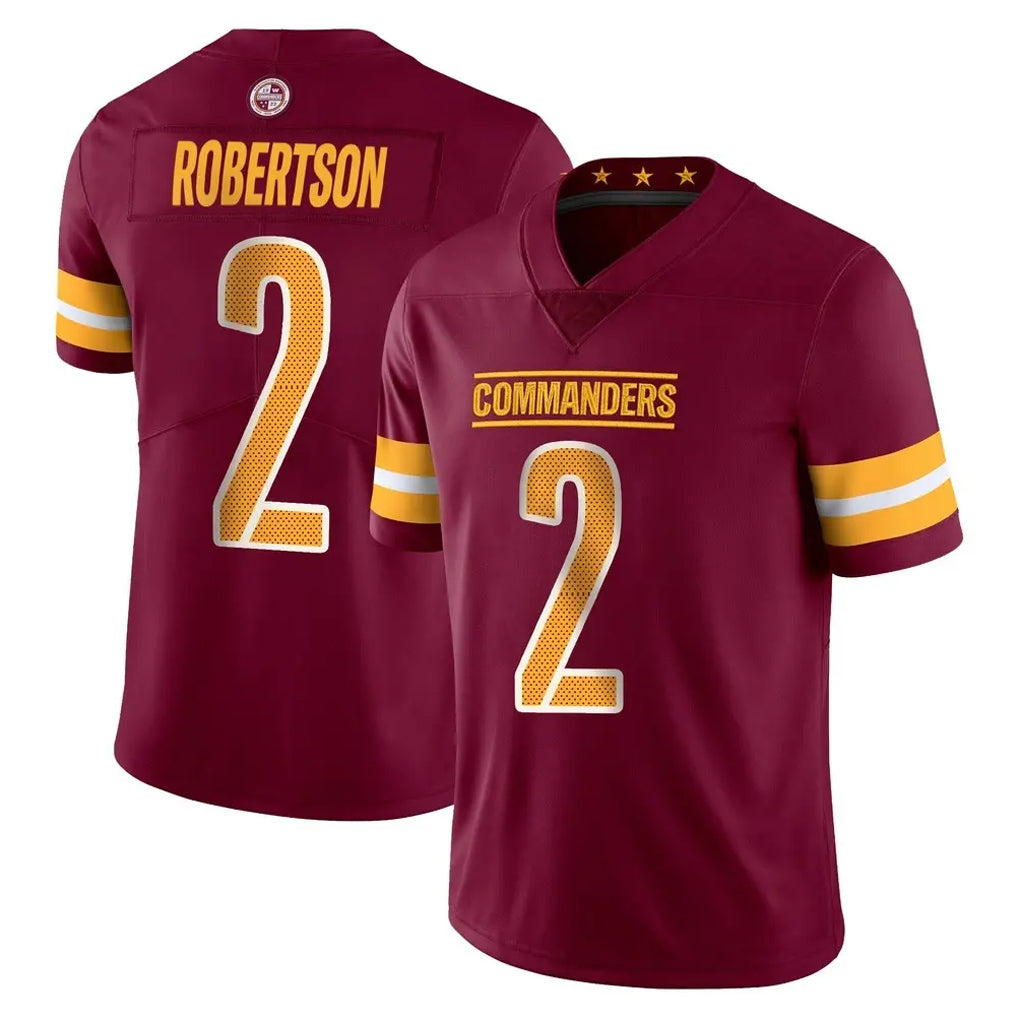 Kooe W.Commanders #2 Amik Robertson Player Burgundy Limited Vapor Home Game Stitched Jerseys