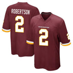 Kooe W.Commanders #2 Amik Robertson Player Burgundy Team Color Home Game Stitched Jerseys