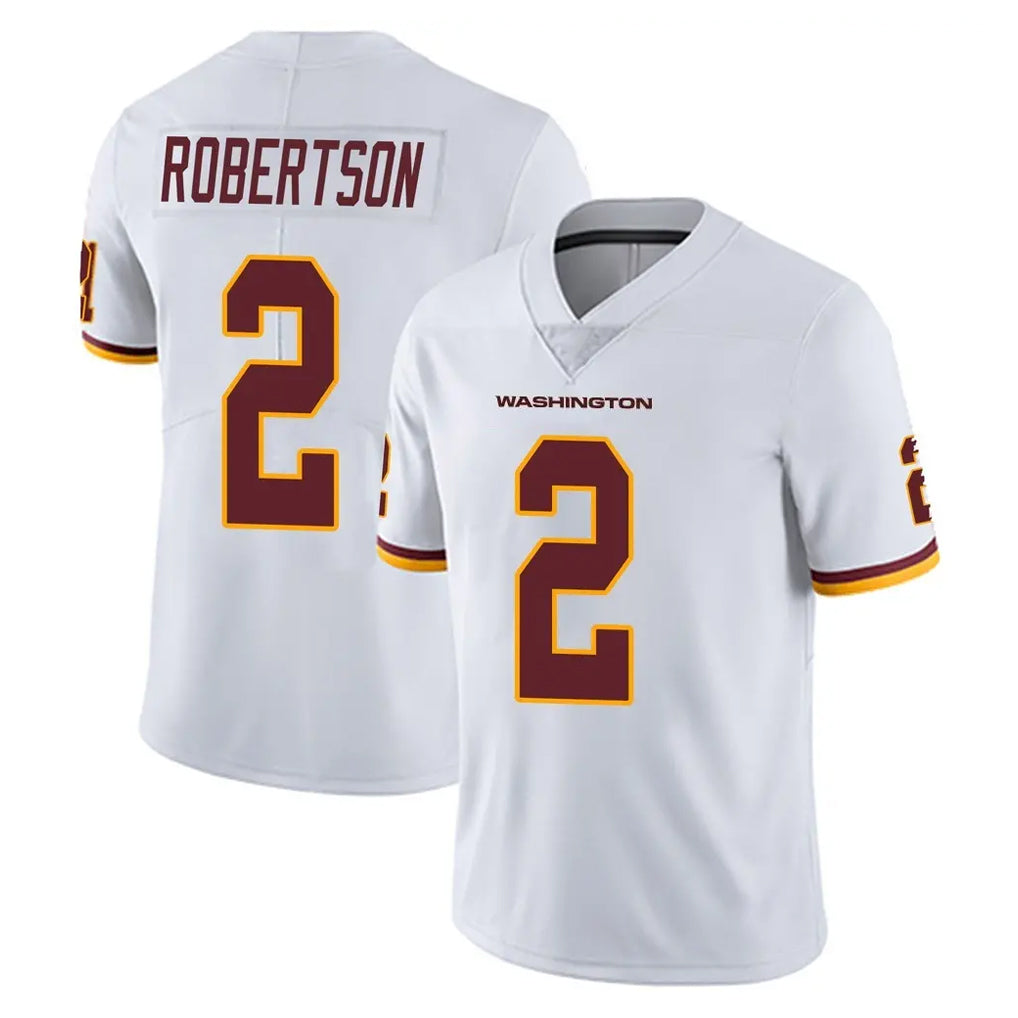 Kooe W.Commanders #2 Amik Robertson Player White Limited Vapor Untouchable Home Game Stitched Jerseys