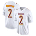 Kooe W.Commanders #2 Amik Robertson Player White Tundra Fashion Home Game Stitched Jerseys