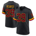Kooe W.Commanders #39 Jeremy Reaves Player Black Limited Home Game Stitched Jerseys
