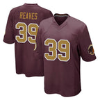 Kooe W.Commanders #39 Jeremy Reaves Player Burgundy Alternate Home Game Stitched Jerseys