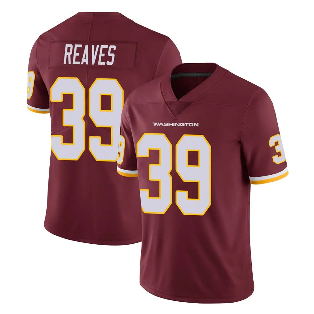 Kooe W.Commanders #39 Jeremy Reaves Player Burgundy Limited Team Color Vapor Untouchable Home Game Stitched Jerseys