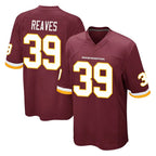 Kooe W.Commanders #39 Jeremy Reaves Player Burgundy Team Color Home Game Stitched Jerseys