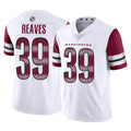 Kooe W.Commanders #39 Jeremy Reaves Player White Limited Vapor Home Game Stitched Jerseys