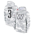 Kooe W.Commanders #3 Stefon Diggs Player Arctic Camo Limited Salute to Service Pullover Hoodies Game Stitched Jerseys