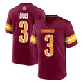 Kooe W.Commanders #3 Stefon Diggs Player Burgundy Home Game Stitched Jerseys