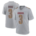 Kooe W.Commanders #3 Stefon Diggs Player Gray Atmosphere Fashion Home Game Stitched Jerseys