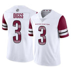 Kooe W.Commanders #3 Stefon Diggs Player White Limited Vapor Home Game Stitched Jerseys
