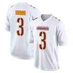 Kooe W.Commanders #3 Stefon Diggs Player White Tundra Fashion Home Game Stitched Jerseys