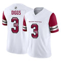Kooe W.Commanders #3 Stefon Diggs Player White Vapor F.U.S.E. Limited Home Game Stitched Jerseys