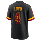 Kooe W.Commanders #4 Frankie Luvu Black Hail Raiser Alternate Game Stitched Jerseys