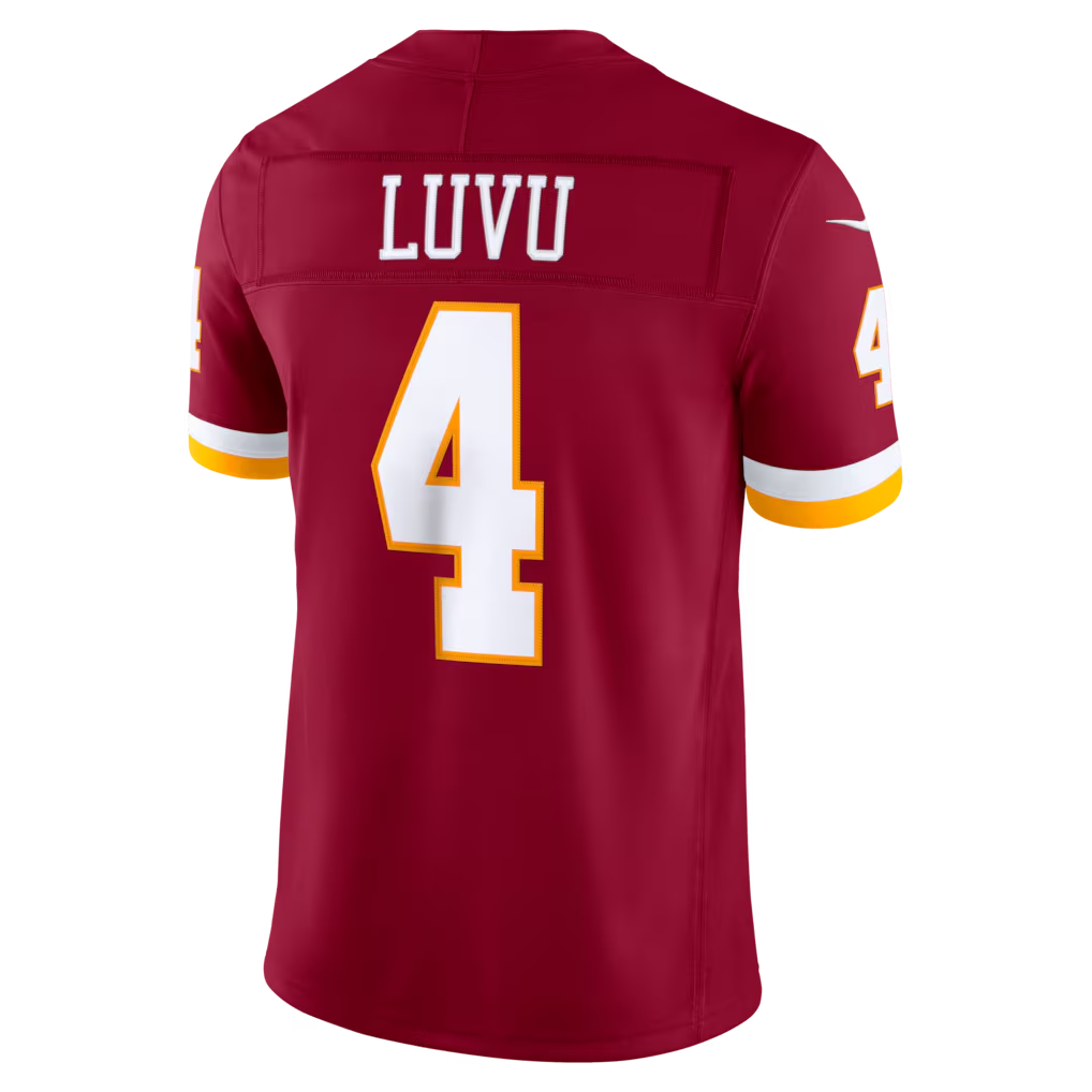 Kooe W.Commanders #4 Frankie Luvu Burgundy Team Vapor F.U.S.E. Stitched Limited Jerseys