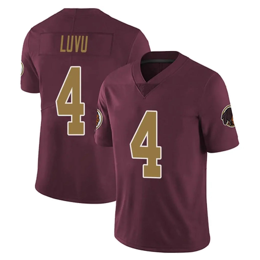Kooe W.Commanders #4 Frankie Luvu Player Burgundy Alternate Vapor Untouchable Home Game Stitched Jerseys