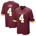Kooe W.Commanders #4 Frankie Luvu Player Burgundy Game Stitched Jerseys