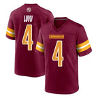 Kooe W.Commanders #4 Frankie Luvu Player Burgundy Home Game Stitched Jerseys