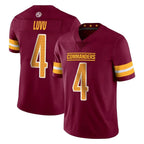 Kooe W.Commanders #4 Frankie Luvu Player Burgundy Limited Vapor Home Game Stitched Jerseys