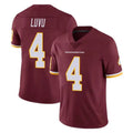 Kooe W.Commanders #4 Frankie Luvu Player Burgundy Vapor Limited Stitched Jerseys